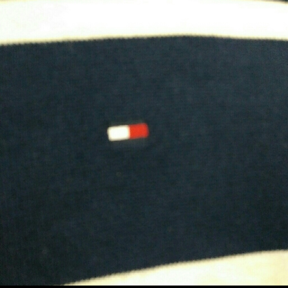 Blue Striped Crew Neck Sweater XL Tommy Hilfiger - Picture 3 of 3